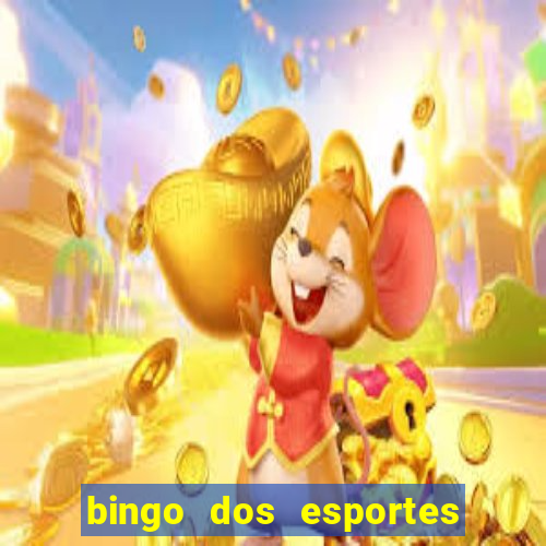 bingo dos esportes para imprimir